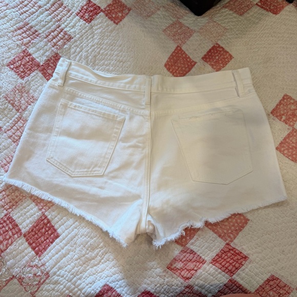 Frame white denim shorts - Picture 2 of 5